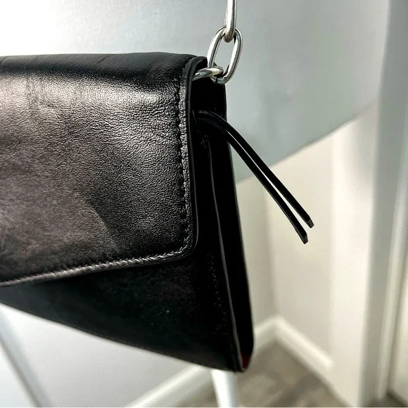 NWOT RAG & BONE Women’s ATLAS Leather Wallet On A Chain Minimalist Premium Brand - Picture 5 of 13